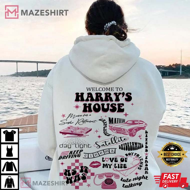 Harry's House Track List 2022 Love On Tour T-Shirt