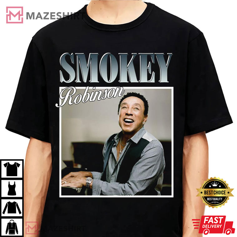 Homepage Smokey Robinson The King Of Motown T-Shirt