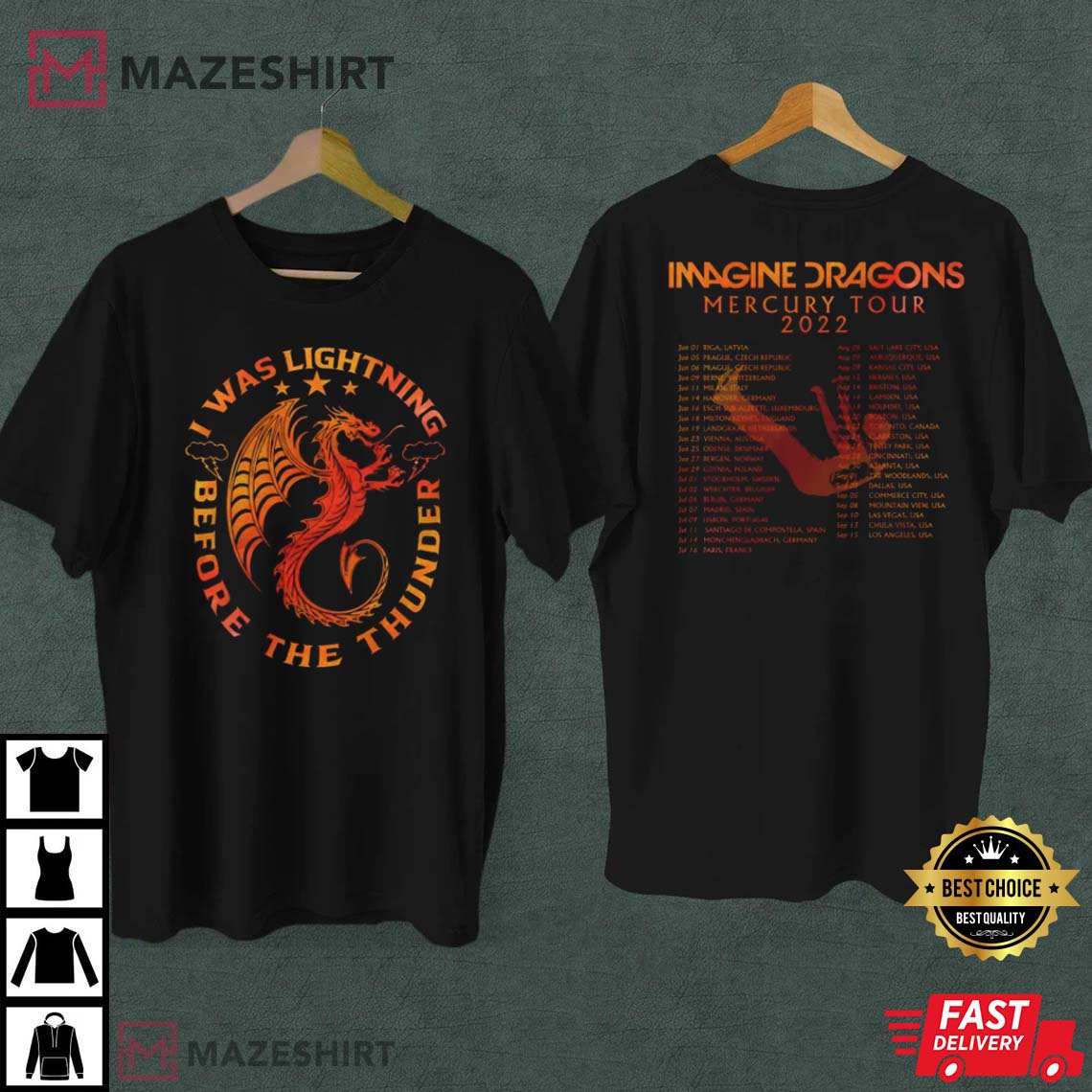 Imagine Dragons Before The Thunder Best T-Shirt