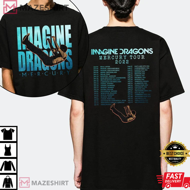 Imagine Dragons Mercury Tour 2022 T-Shirt