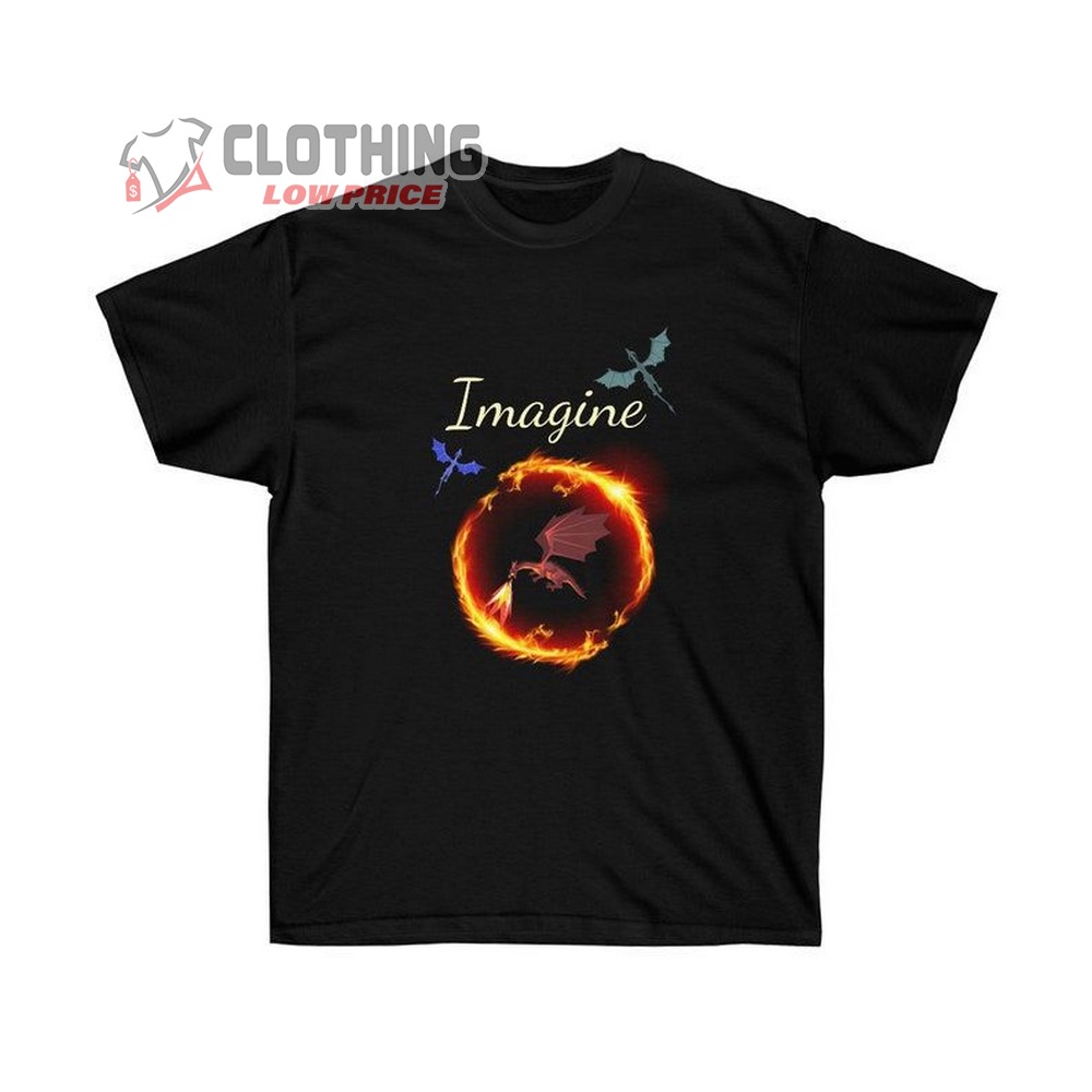 Imagine Dragons Summerfest Mercury 2023 Merch Imagine Being A Dragon Breathing Fire Magical Wings TShirt