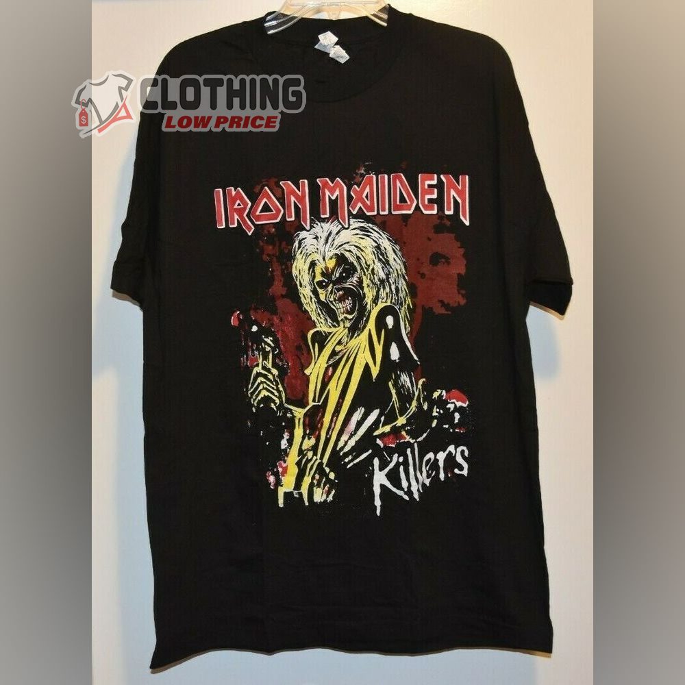 Iron Maiden Killers 2012 Tour Merch, Iron Maiden Tour 2023 Concert Krakow Dublin Glasgow Shirt