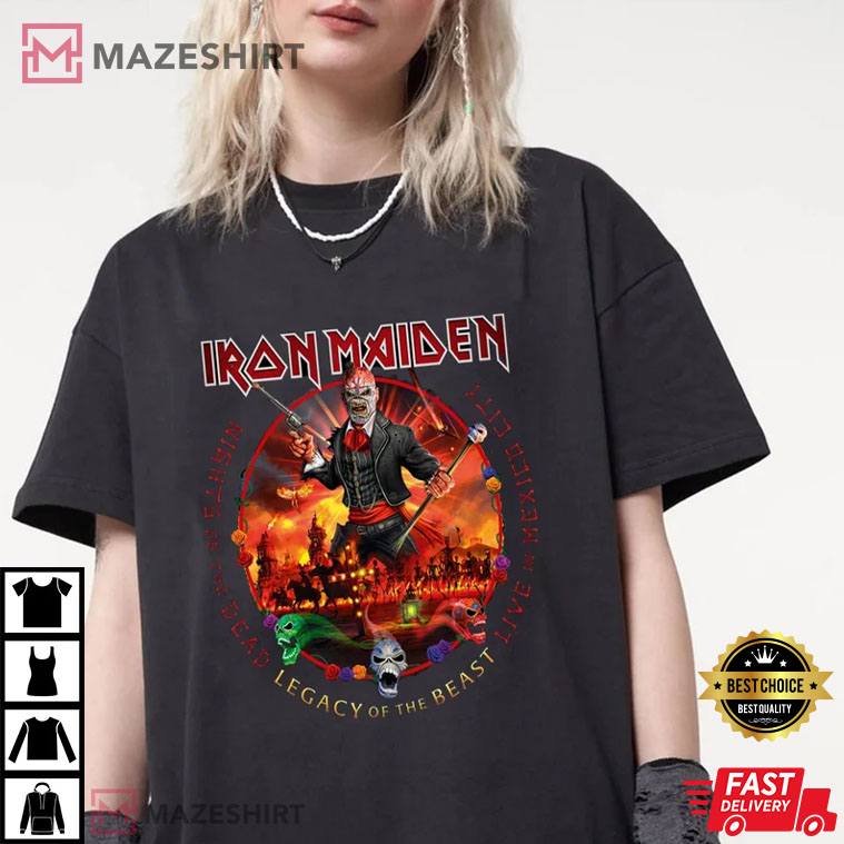 Iron Maiden Legacy of the Beast World Tour 2022 Best T-Shirt