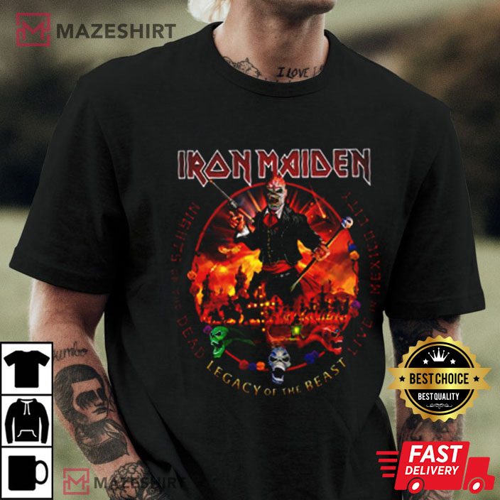 Iron Maiden Legacy of the Beast World Tour 2022 Gift For Fan