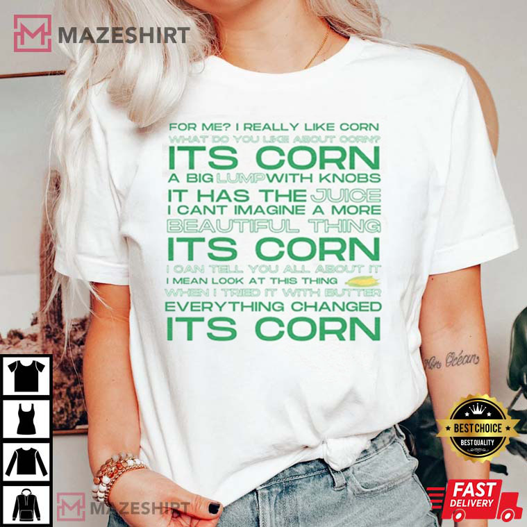 It's Corn Lyric Recess Therapy T-Shirt