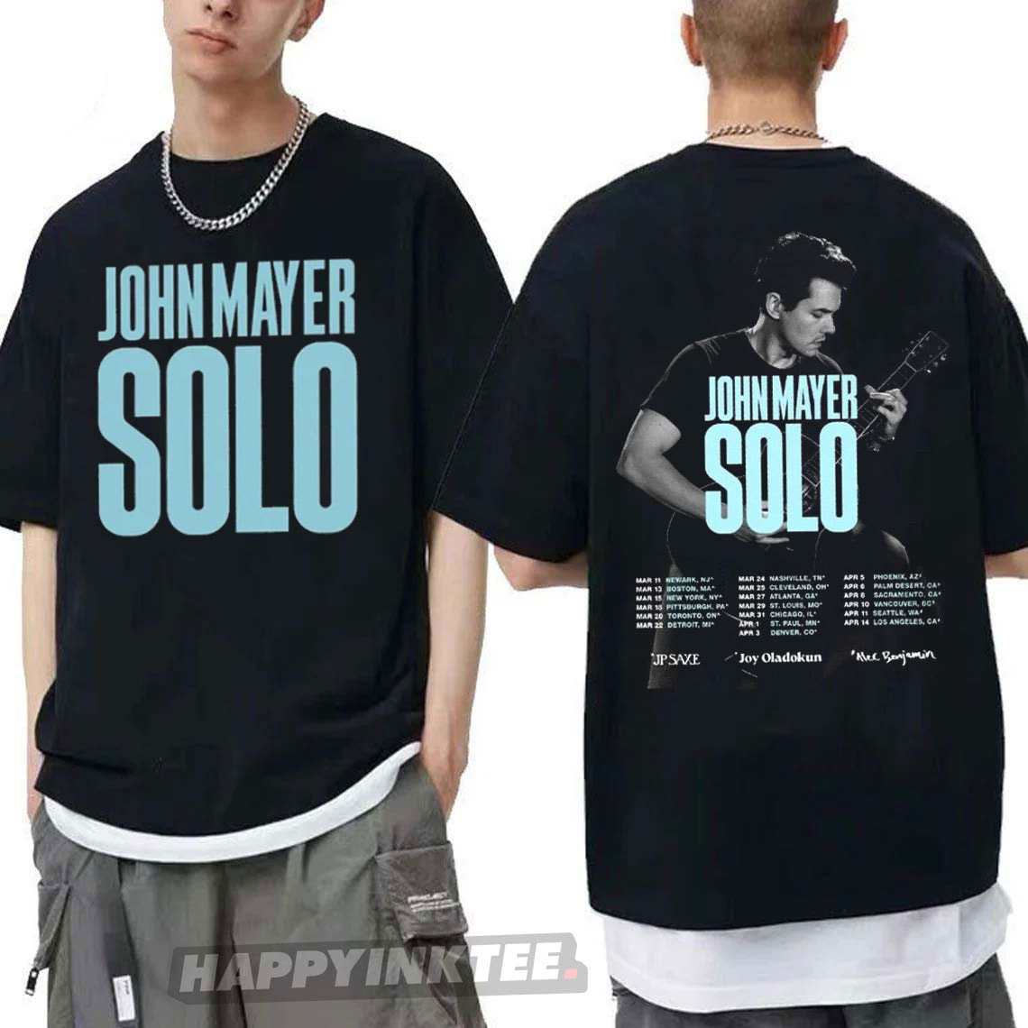 J Mayer Solo Tour Gift For Fan T-Shirt - Bring Your Ideas, Thoughts And Imaginations Into Reality Today