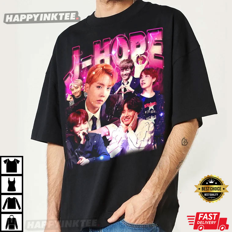 J-Hope Bangtanboys Vintage 90s T-Shirt - Bring Your Ideas, Thoughts And Imaginations Into Reality Today