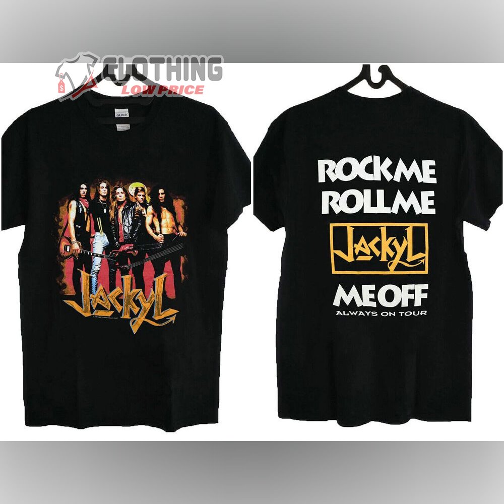 Jackyl Concert Tour 1993 Rock Me Roll Me Merch, Jackyl Louisville Hobart Flint Cleveland T-Shirt