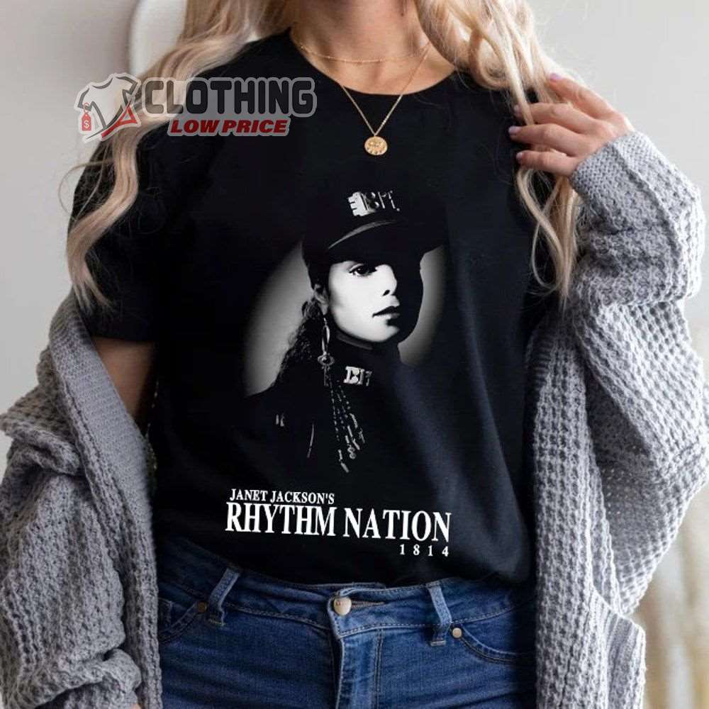 Jackson Rhythm Nation Merch Jackson Concert Shirt