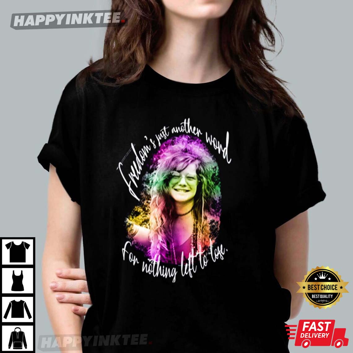 Janis Joplin Rock And Roll T-Shirt