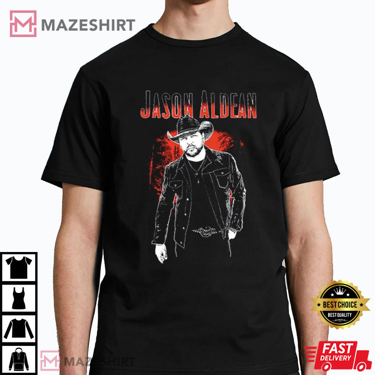 Jason Aldean Rock N Roll Cowboy Music Tour 2022 T-Shirt