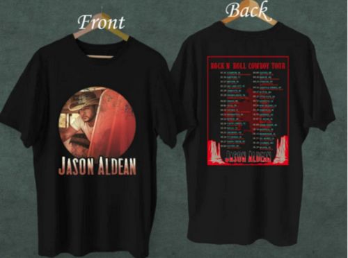 Jason Aldean Tour Dates 2022 Rock And Roll Tour T-Shirt