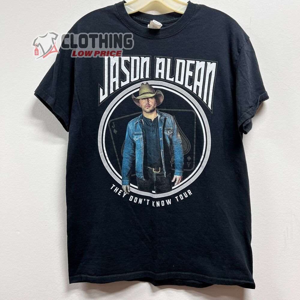 Jason Aldean Tour Merch, Jason Aldean 2022 Concerts Evansville, Bristol, Savannah, Nashville T-Shirt