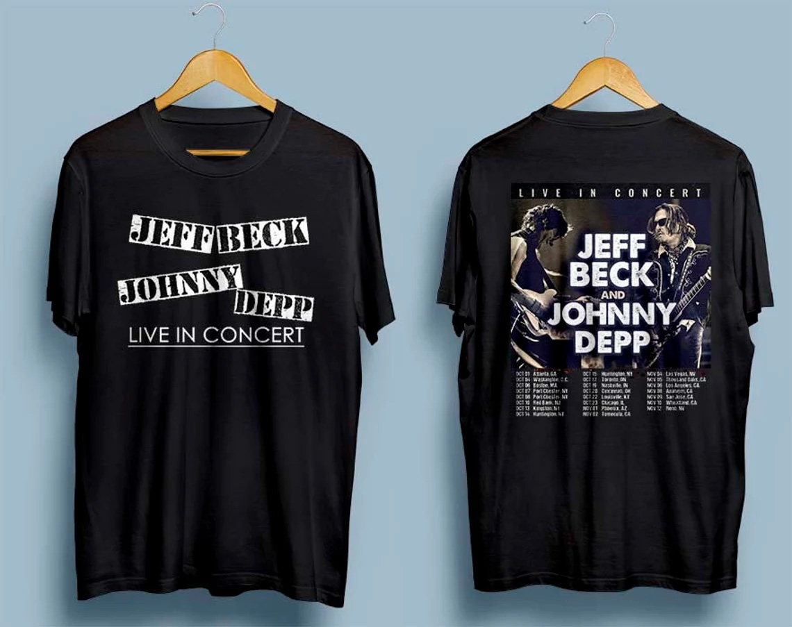 Jeff Beck And Johnny Depp Live In Concert T-Shirt