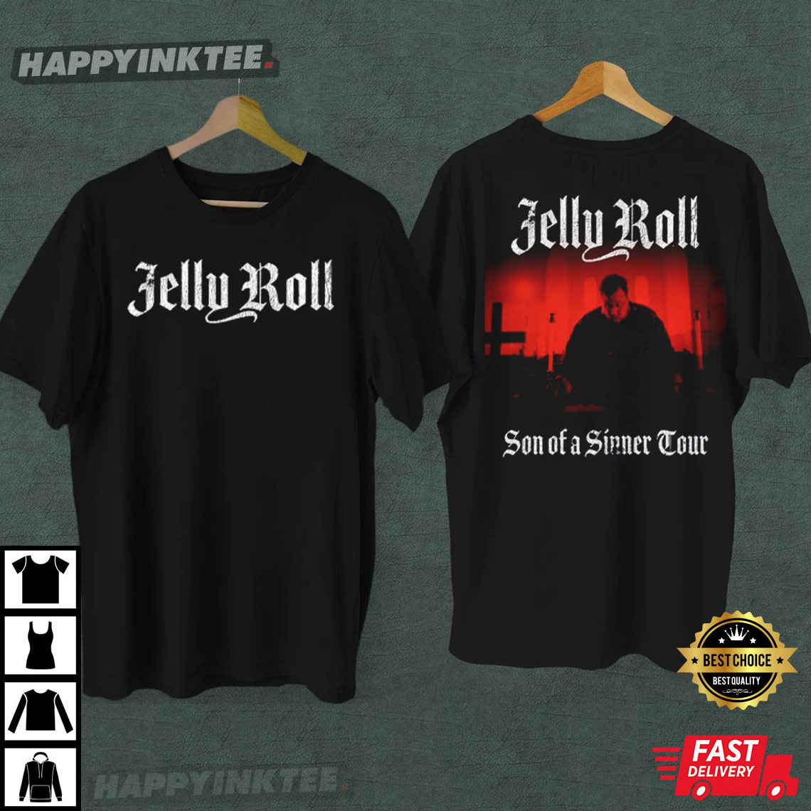 Jelly Roll Sun Of A Sinner Tour Vintage Best T-Shirt