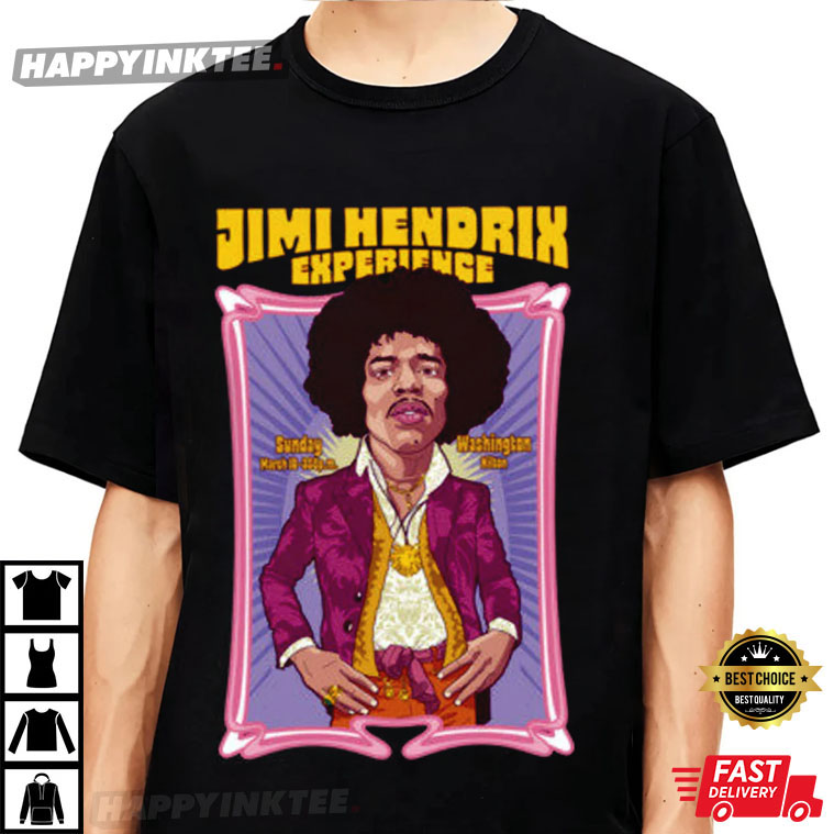 Jimi Hendrix Guitar Gift Hendrix T-Shirt