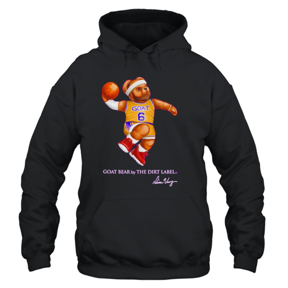Los Angeles Lakers LeBron James GOAT bear shirt - Limotees