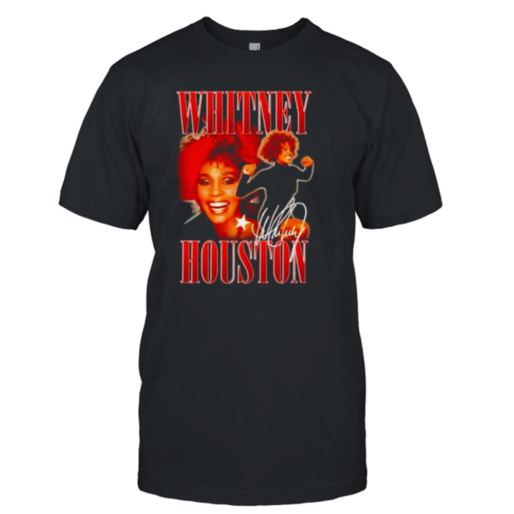 Whitney Houston signature shirt