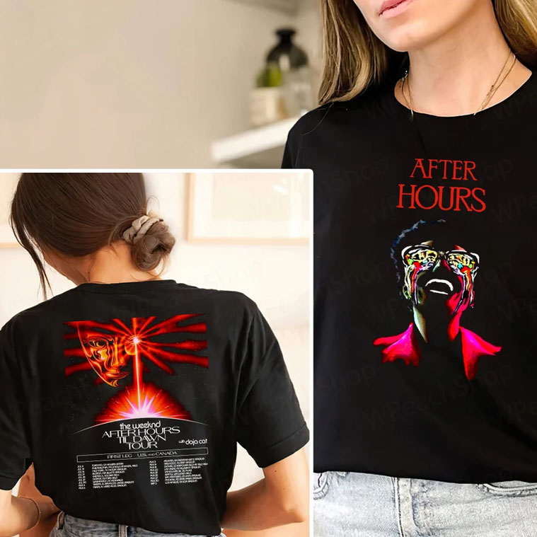 he Weeknd After Hours Tour 2022 Double Sided Gift For Fan