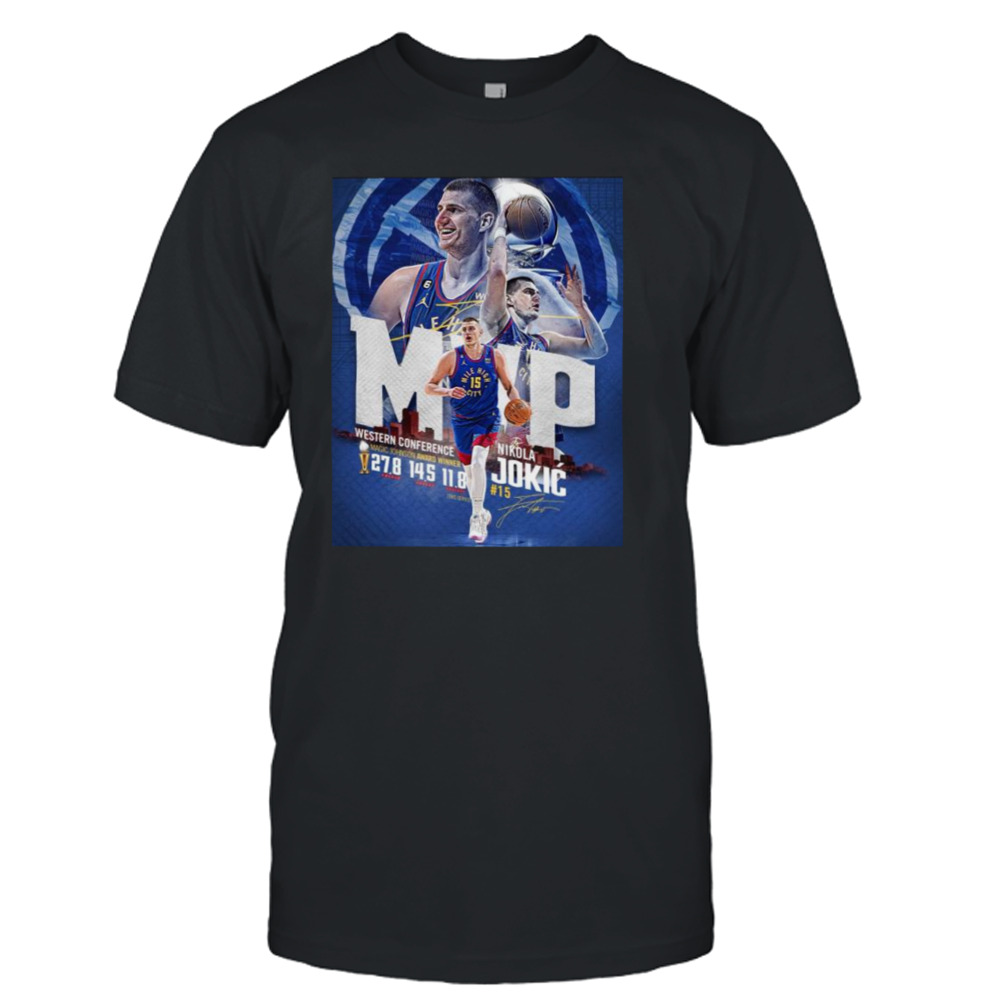 Denver Nuggets Nikola Jokic MVP Western Conference 2023 Shirt