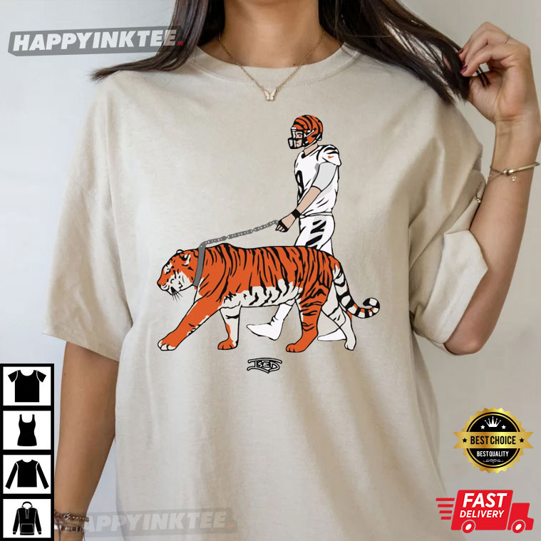 Bengal Tiger T-shirt for Men Bengals Women V Neck Shirt 