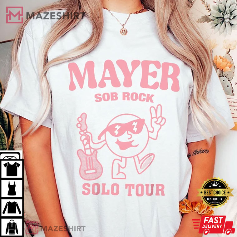 John Mayer Sob Rock Solo Tour Retro Graphic T-Shirt