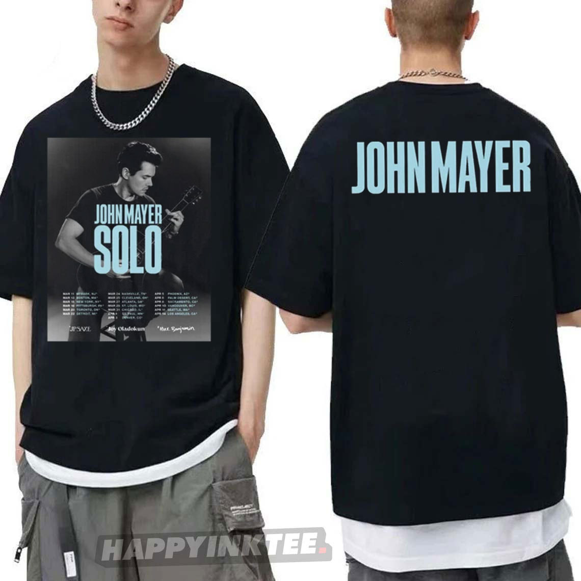 John Mayer Solo Tour Gift For Fan T-Shirt - Bring Your Ideas, Thoughts And Imaginations Into Reality Today