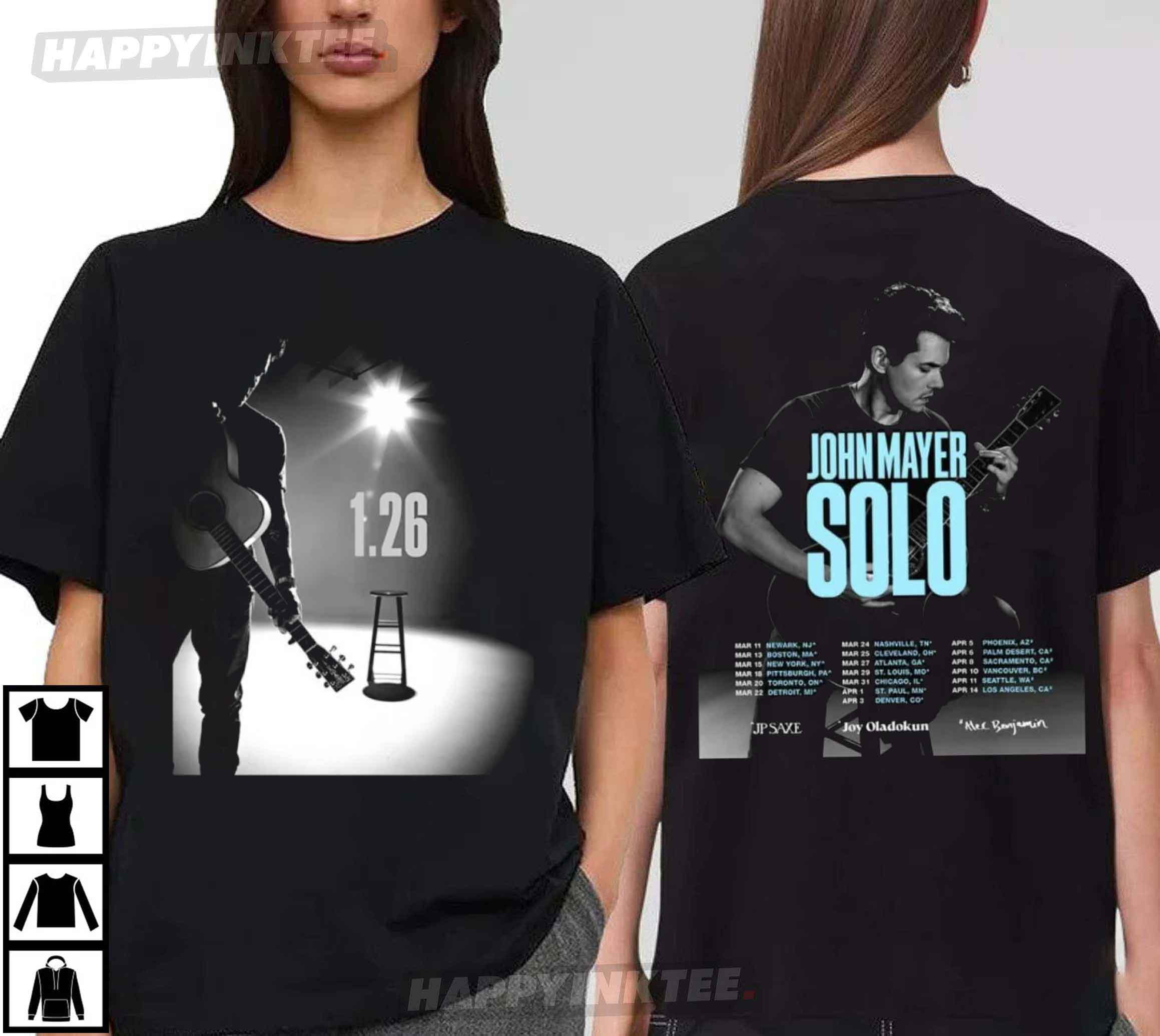 John Mayer Tour 2023 Gift For Fan T-Shirt - Bring Your Ideas, Thoughts And Imaginations Into Reality Today