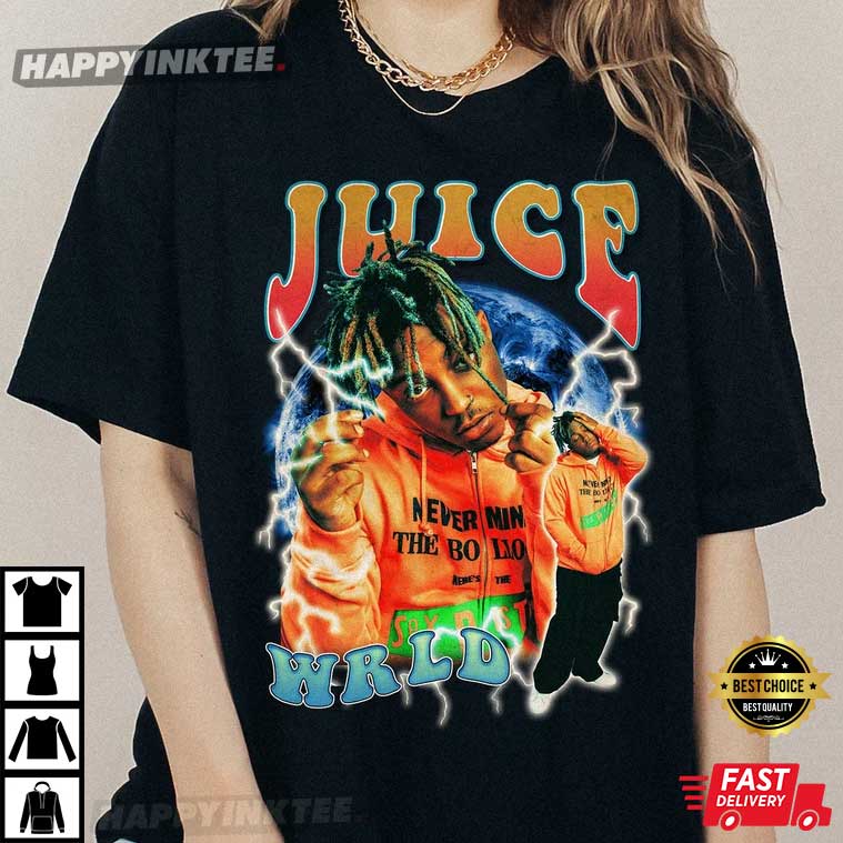 Juice WRLD Graphic Rap Vintage 90s Fan Gift T-Shirt