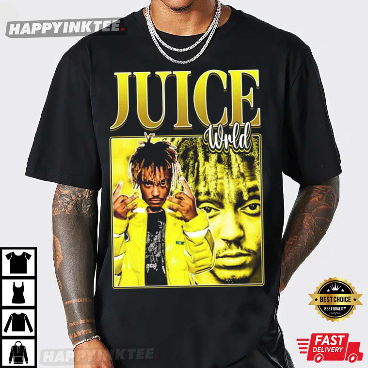 Juice Wrld 90s Inspired Music Graphic T-Shirt