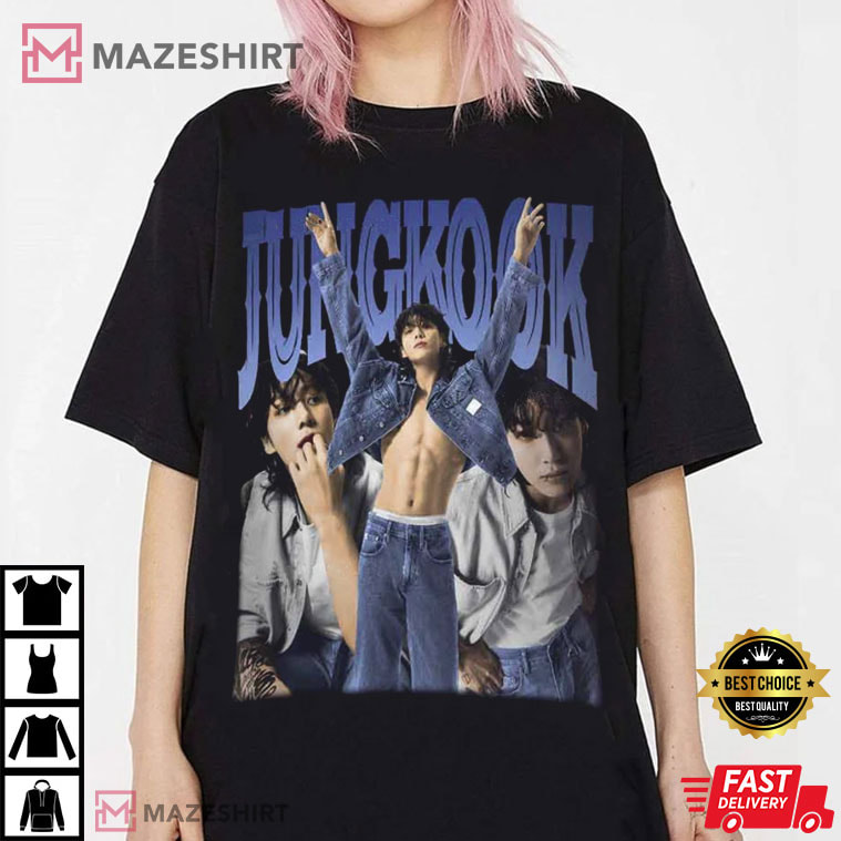 Jungkook x Calvin Klein Bad Boy Graphic 90s New Photo T-Shirt