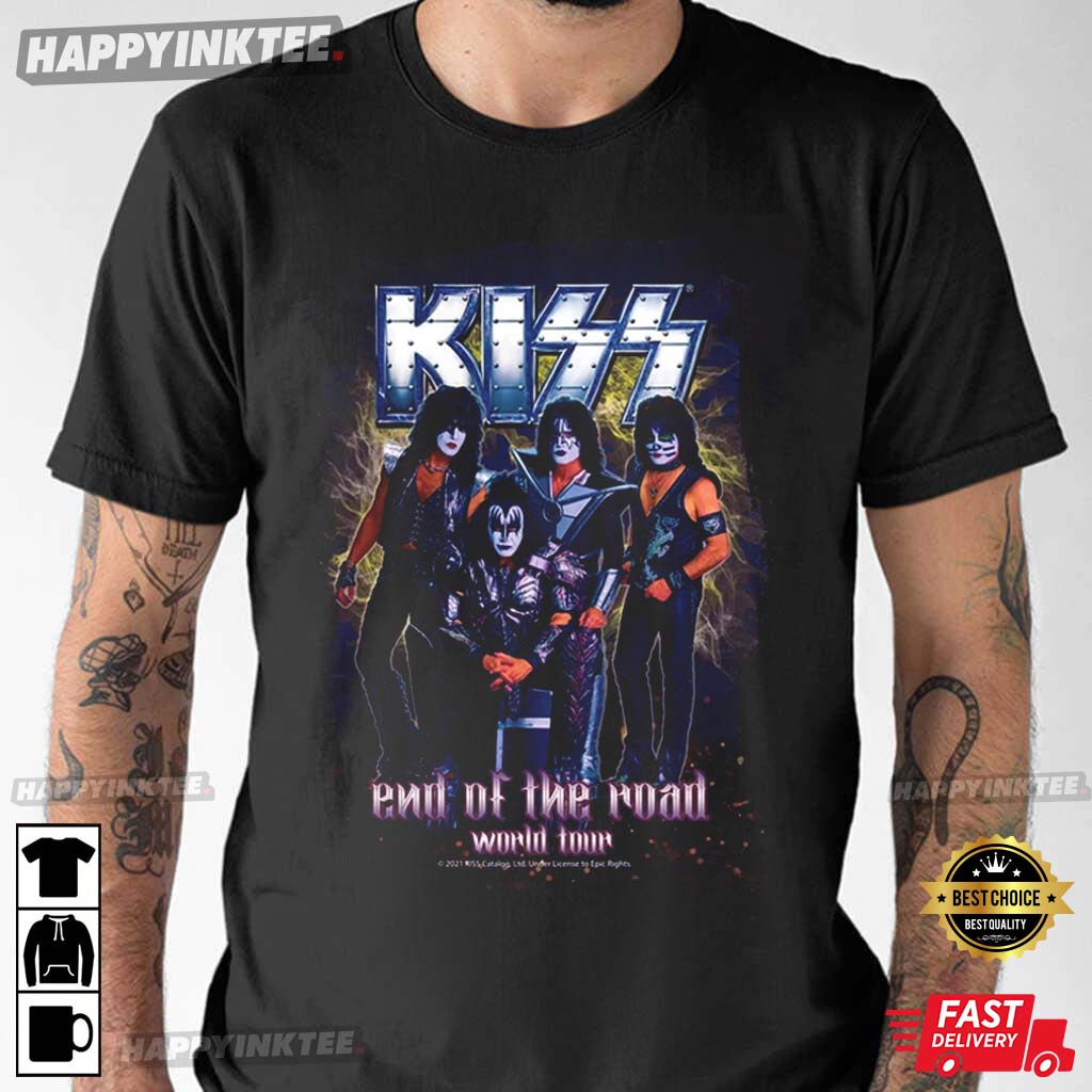 KISS Band End Of The Road World Tour T-Shirt