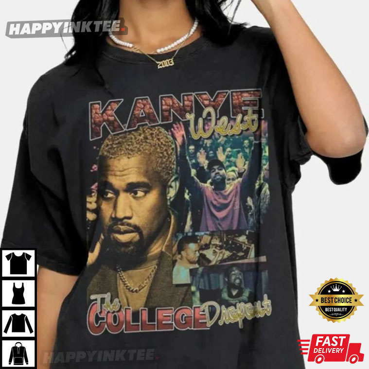 Kanye West 90s Inspired Vintage Graphic T-Shirt