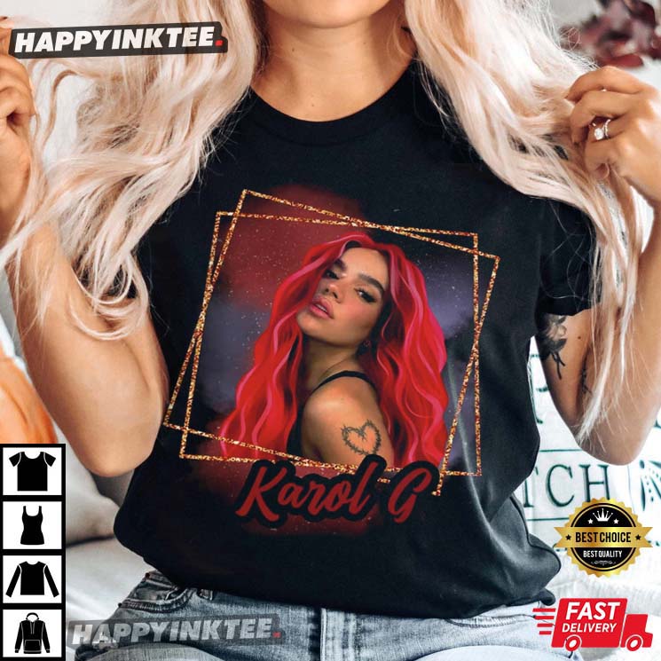 Karol G Bichota Red Hair 2022 Tour T-Shirt