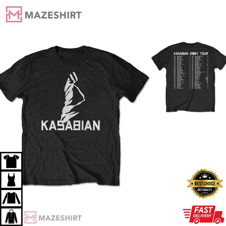 Kasabian Adult Ultra Face 2004 Tour Gift T-Shirt