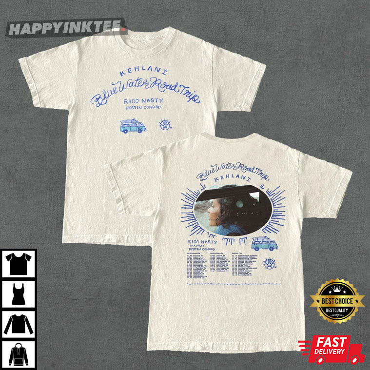 Kehlani Blue Water Road Tour 2022 Gift For Fan T-Shirt