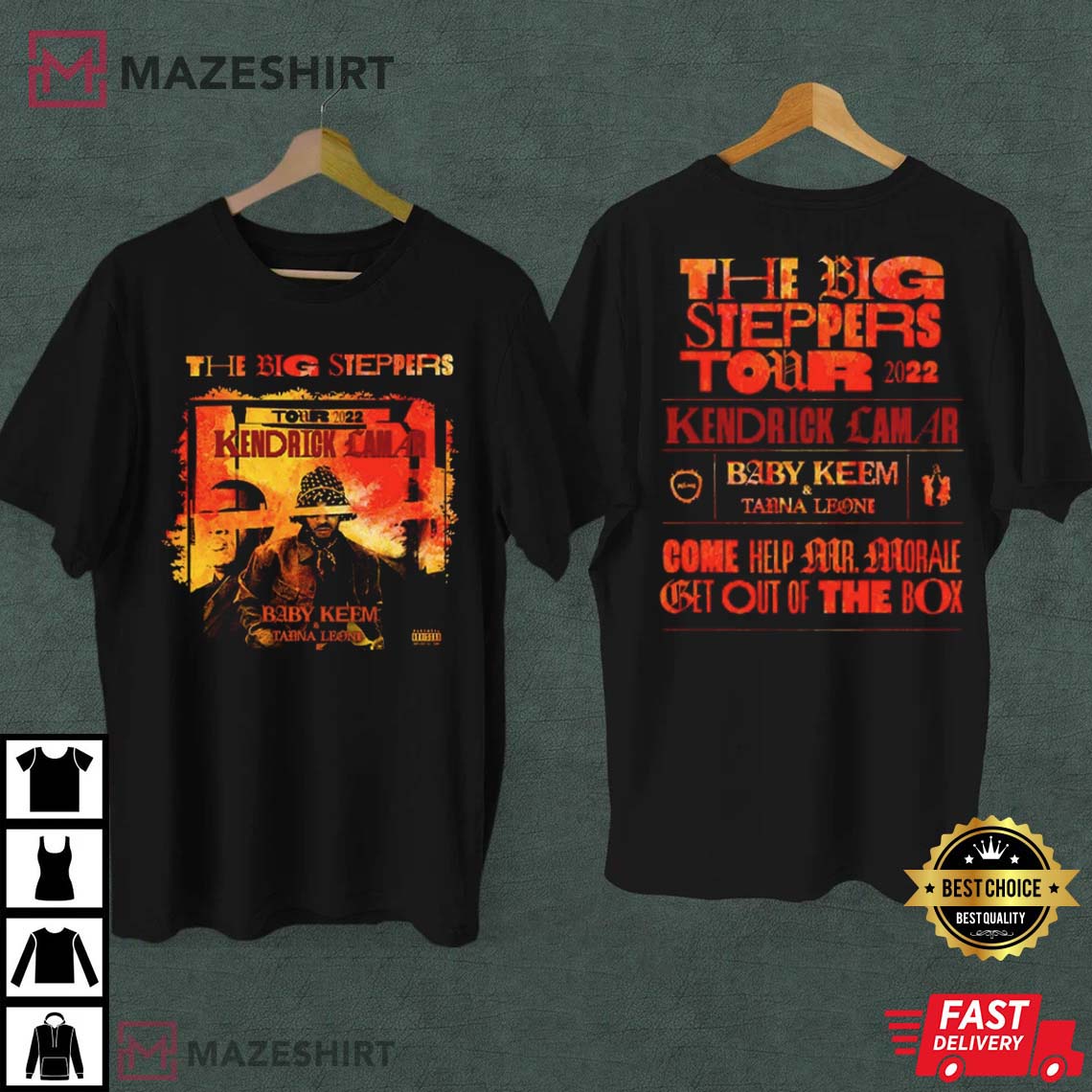 Kendrick Lamar Tour 2022 Gift For Fan T-Shirt