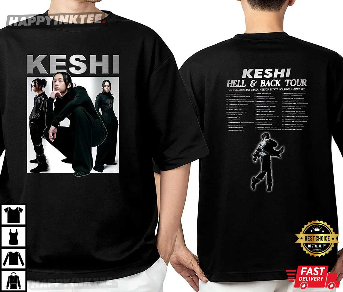 Keshi Hell Heaven Tour World Tour 2023 T-Shirt - Bring Your Ideas, Thoughts And Imaginations Into Reality Today