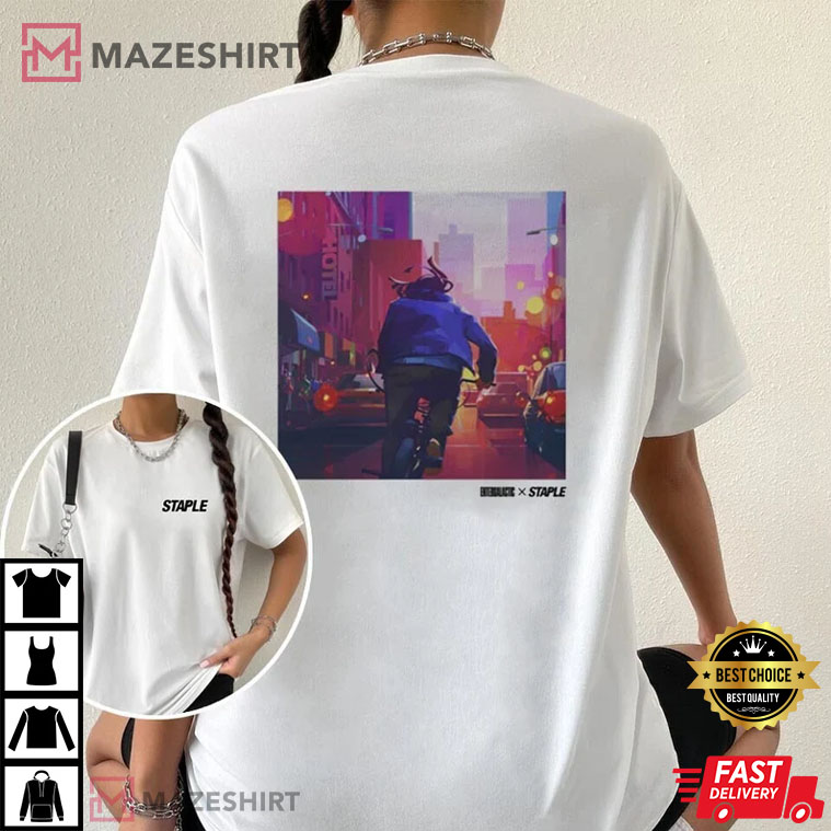 Kid Cudi Enter Galactic X Staple Bike Chase Best T-Shirt