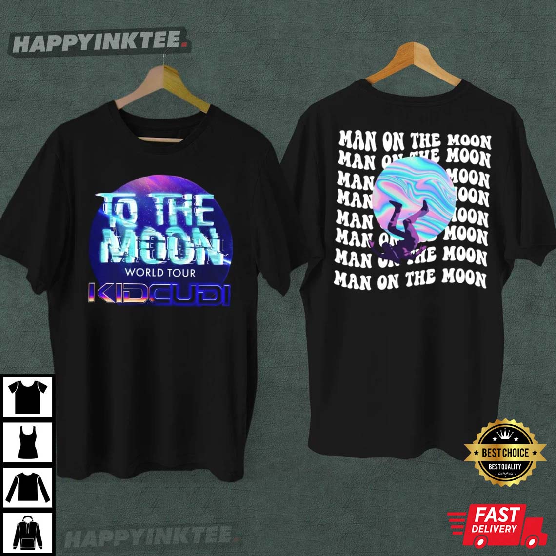 Kid Cudi To The Moon Tour 2022 T-Shirt