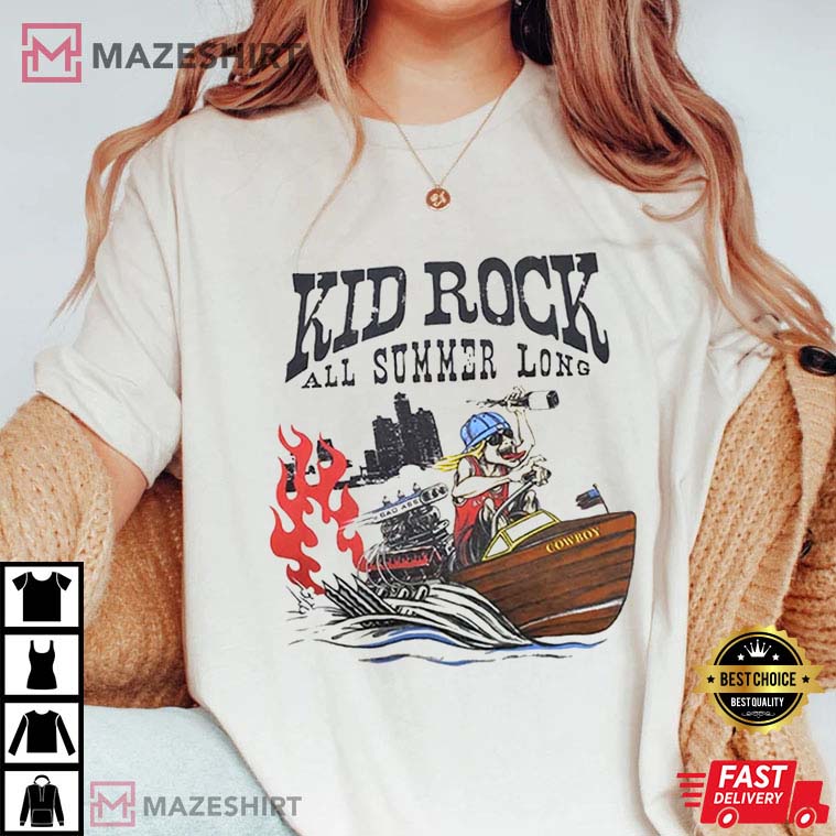 Kid Rock All Summer Long Vintage Kid Rock Fan Gift T-Shirt