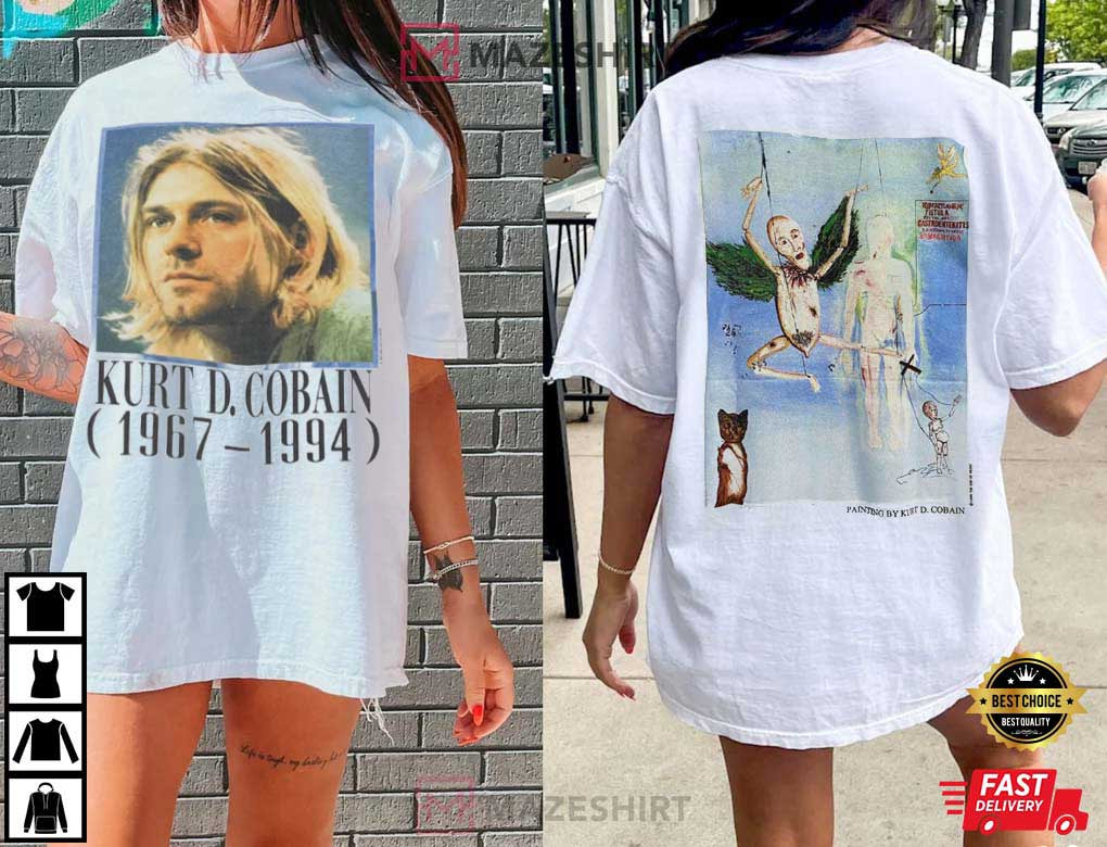 Kurt Cobain Vintage Style Gift For Fan T-Shirt