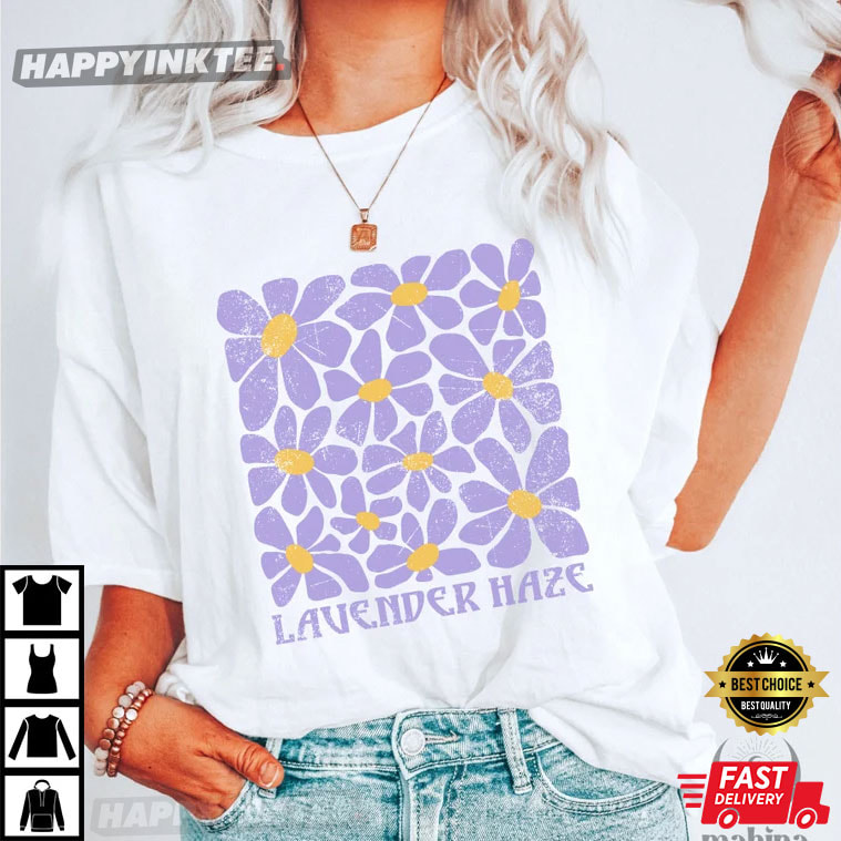 Lavender Haze Flower Swifies Gift T-Shirt