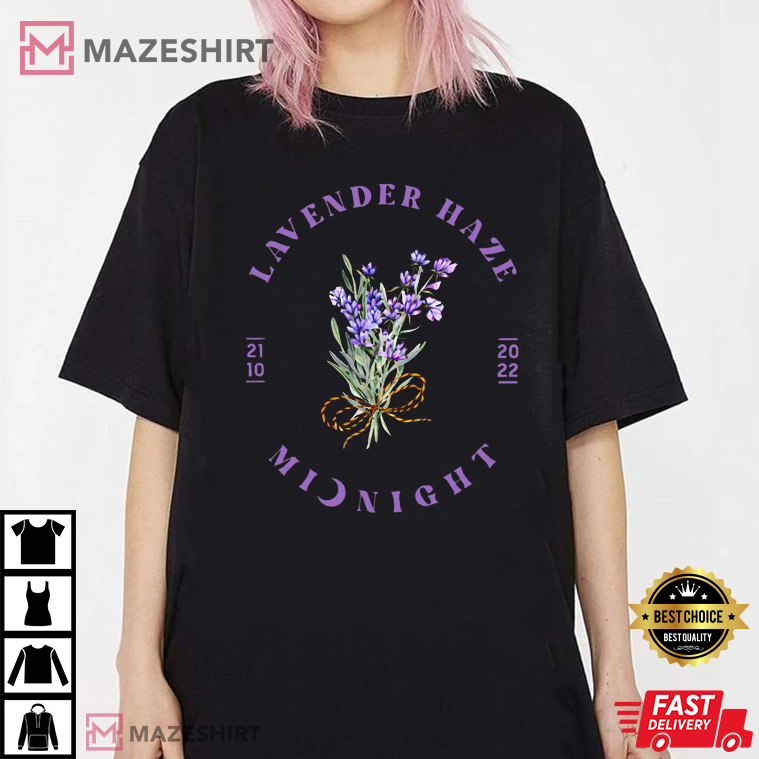 Lavender Haze Midnight The Eras Tour Gift For Swiftie T-Swift