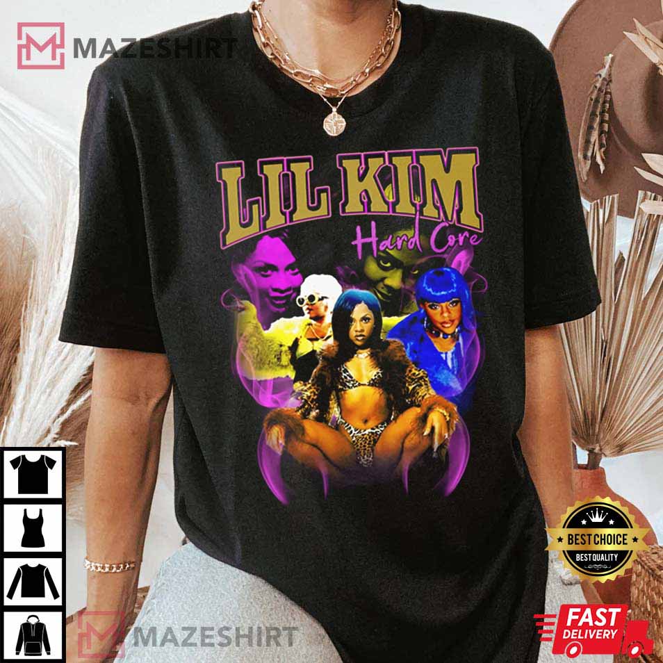 Lil Kim 90s Style Vintage Bootleg Rap Gift For Fan Shirt