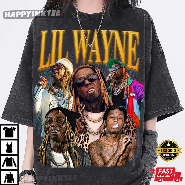 Lil Wayne Hip Hop Morena Fans Gift T-Shirt