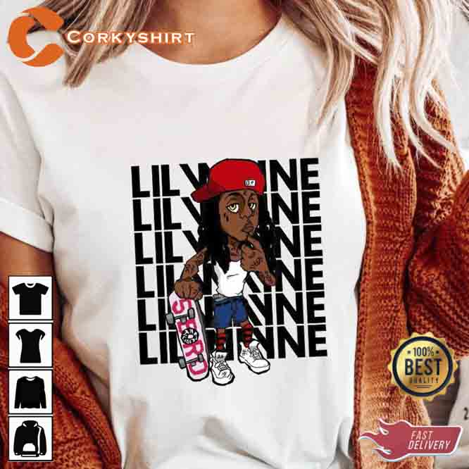 Lil Wayne Rapper 2023 Tour Shirt