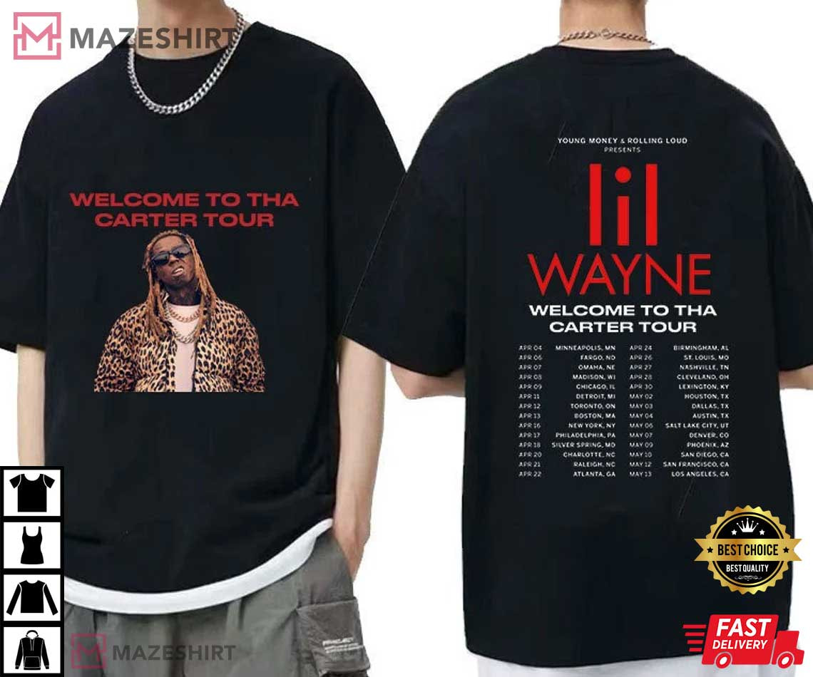 Lil Wayne Rapper 2023 Tour T-Shirt