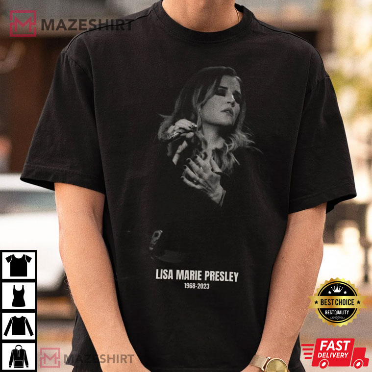 Lisa Marie Presley Vintage 90s Pray For Her T-shirt