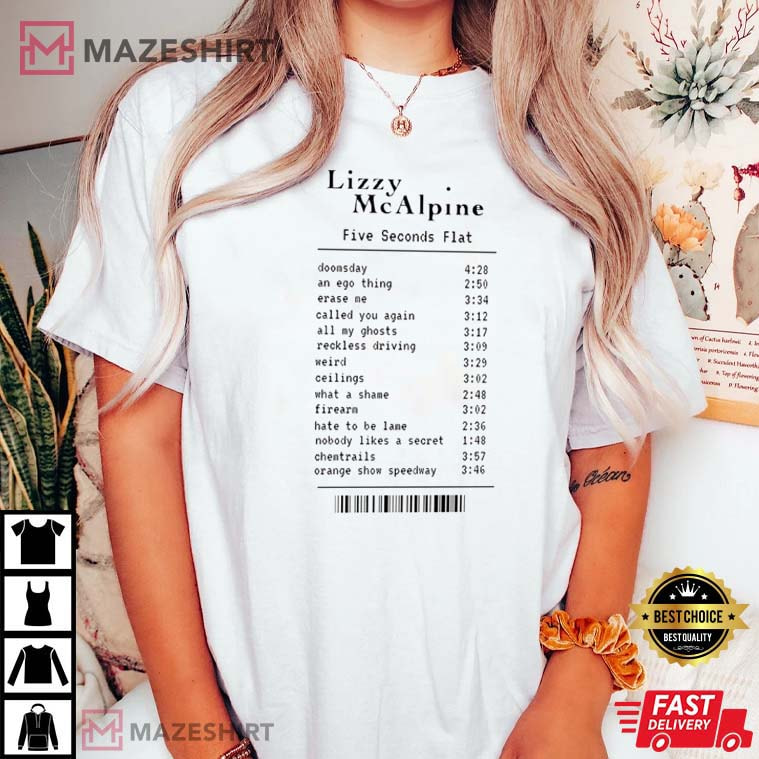 Lizzy McAlpine Five Seconds Flat T-Shirt